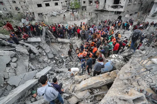 Gaza Civil Defense recovers 19 Palestinian bodies from ruined Gaza City building