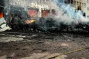 رۇسىيە ئۇكرائىناغا كېچىدە 17 باشقۇرۇلىدىغان بومبا ۋە 202 قوراللىق ھاۋا ئاپىراتى بىلەن ھۇجۇم قىلدى