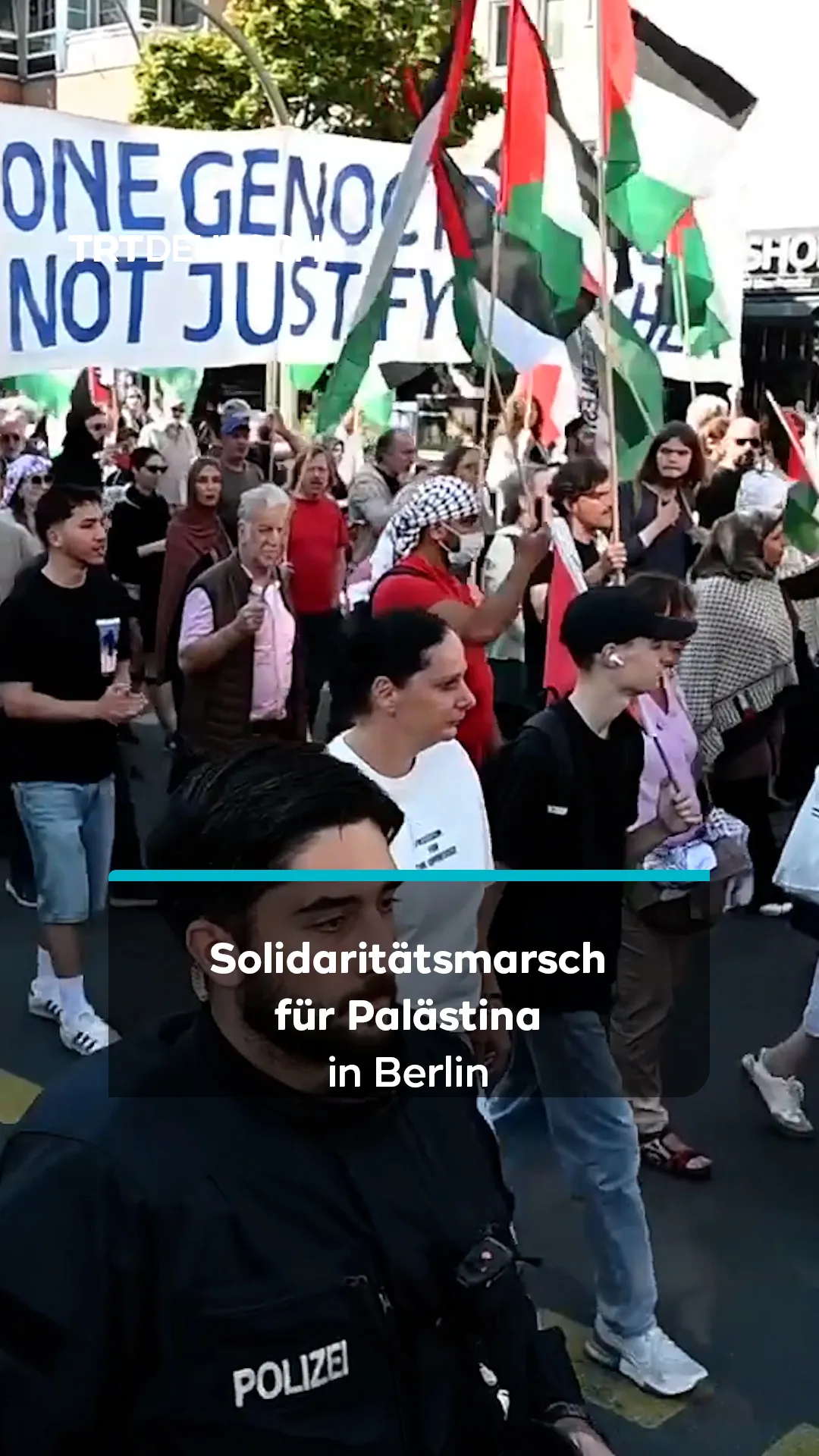Solidaritätsmarsch für Palästina in Berlin