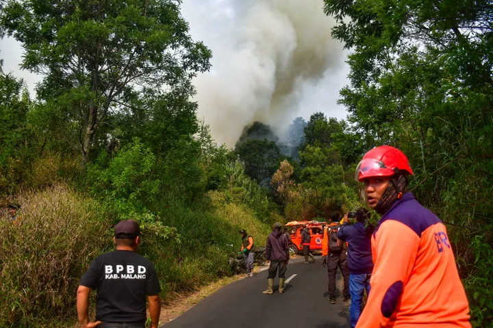 Indonesia battles growing wildfires as Mount Bromo blaze enters eighth day