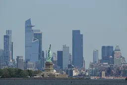Mother and baby die as boat capsizes in New York close to Statue of Liberty