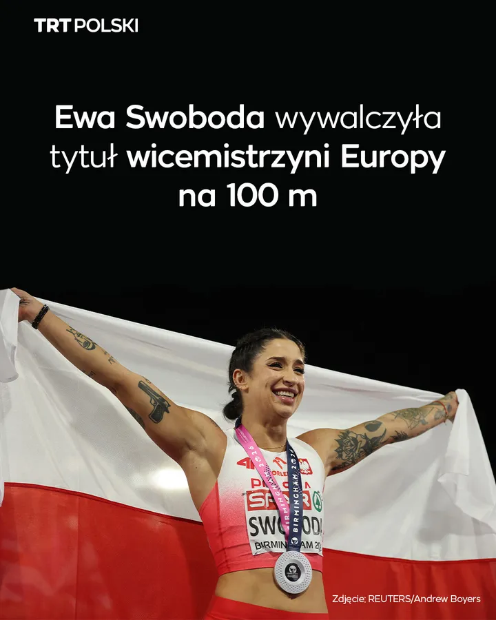 Ewa Swoboda wywalczyła tytuł wicemistrzyni Europy na 100 m