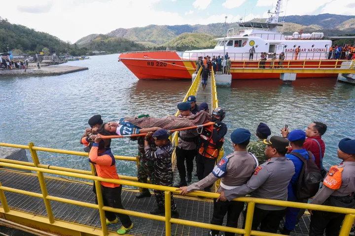 Rescuers search for five missing after Indonesia ferry fire