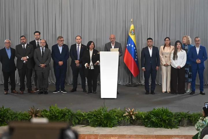 Venezuela's interim government, opposition wrap up first round of transition talks