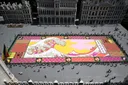 Japans meesterwerk 'De Grote Golf van Kanagawa' siert Brusselse Grote Markt voor 24ste Bloementapijt