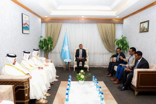 Ra’iisul Wasaare Xamse oo Muqdisho Ku Qaabilay Wafdi Ka Socday Dowladda Qatar