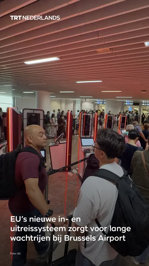 Het nieuwe in- en uitreissysteem van de EU zorgt voor lange wachtrijen op Brussels Airport