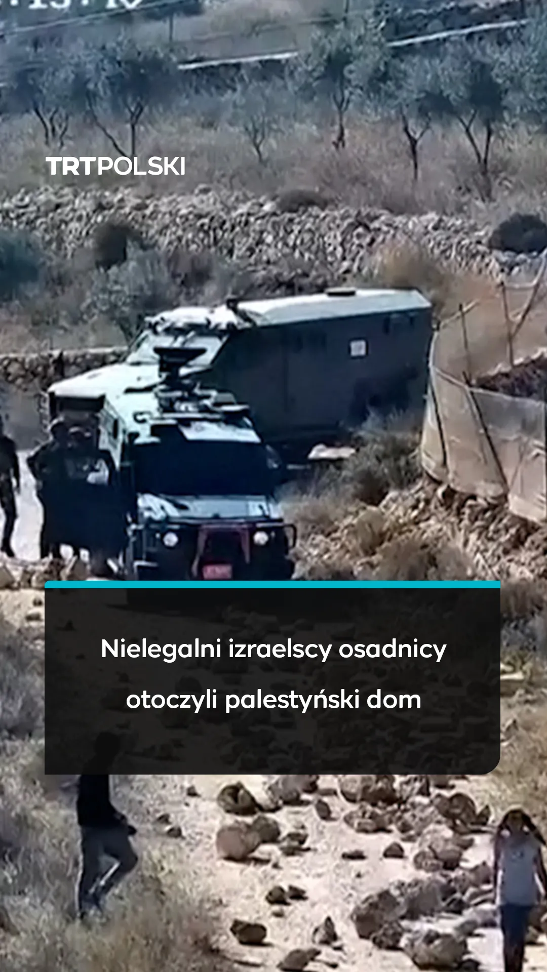 Nielegalni izraelscy osadnicy otoczyli palestyński dom