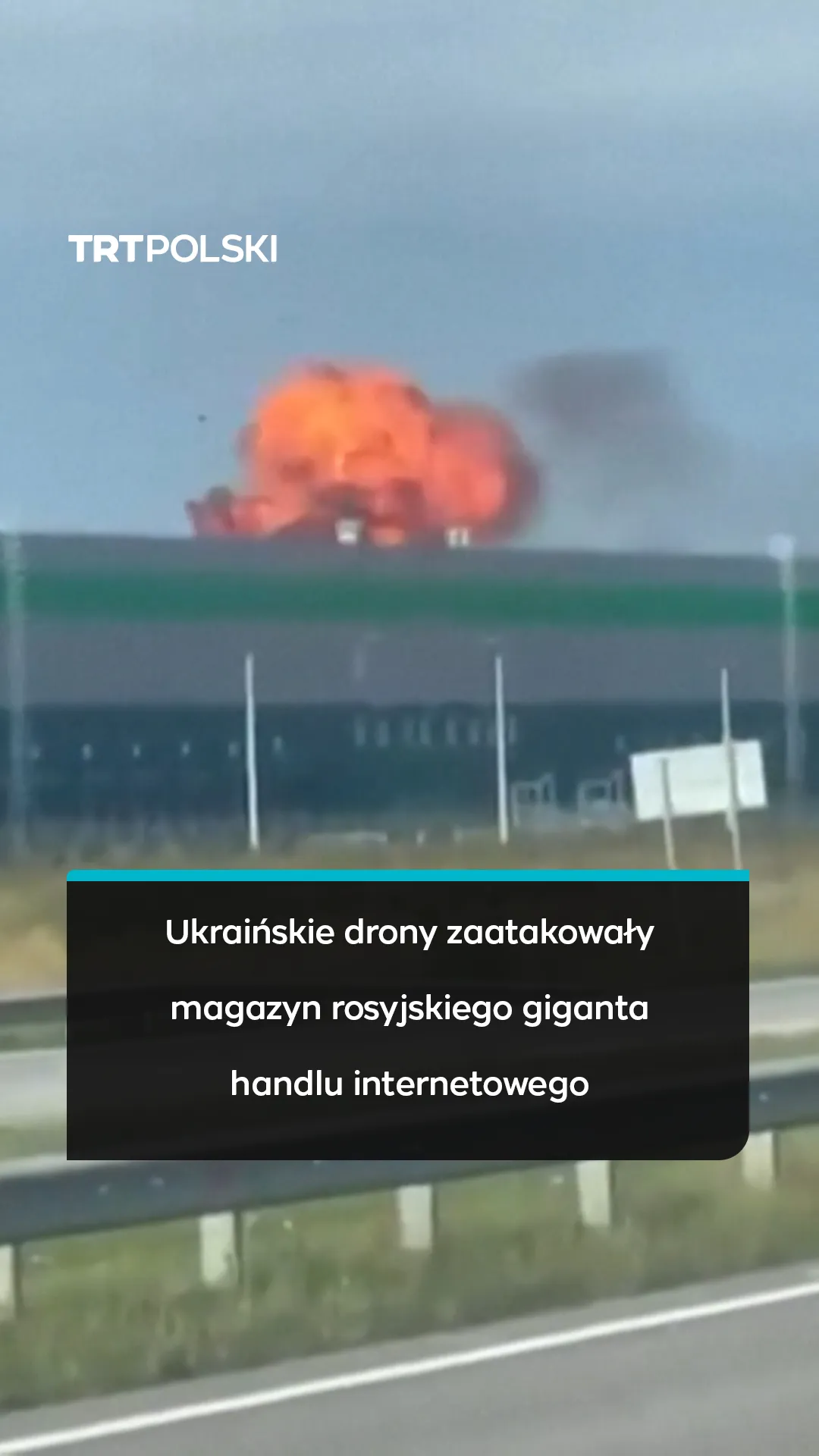 Ukraińskie drony zaatakowały magazyn Wildberries w Baszkirii