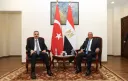 دیدارخاقان فیدان، وزیر امور خارجه تورکیه، با بدرعبدالعاطی، همتای مصری اش در العلمین مصر