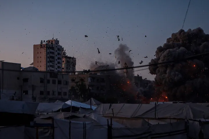 Three Palestinians injured in Israeli drone strike in central Gaza despite ceasefire