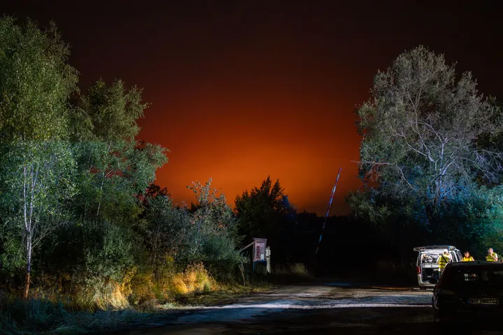 Lage bei Monschau angespannt - Waldbrand rückt näher