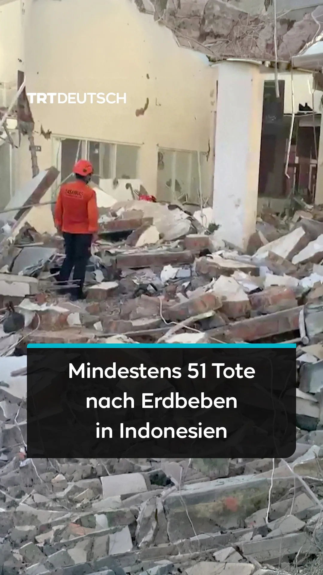 Mindestens 51 Tote nach Erdbeben in Indonesien