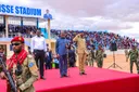 Madaxweyne Xassan Sheekh oo Si Diirran Loogu Soo Dhoweeyay Gaalkacyo