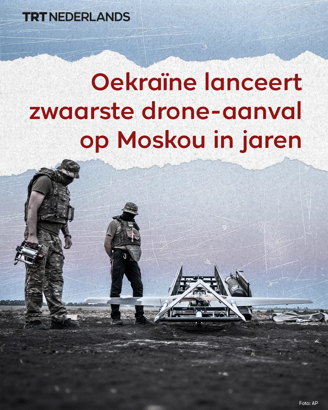 Grootschalige drone-aanval op Moskou en tegenaanvallen in Oekraïne