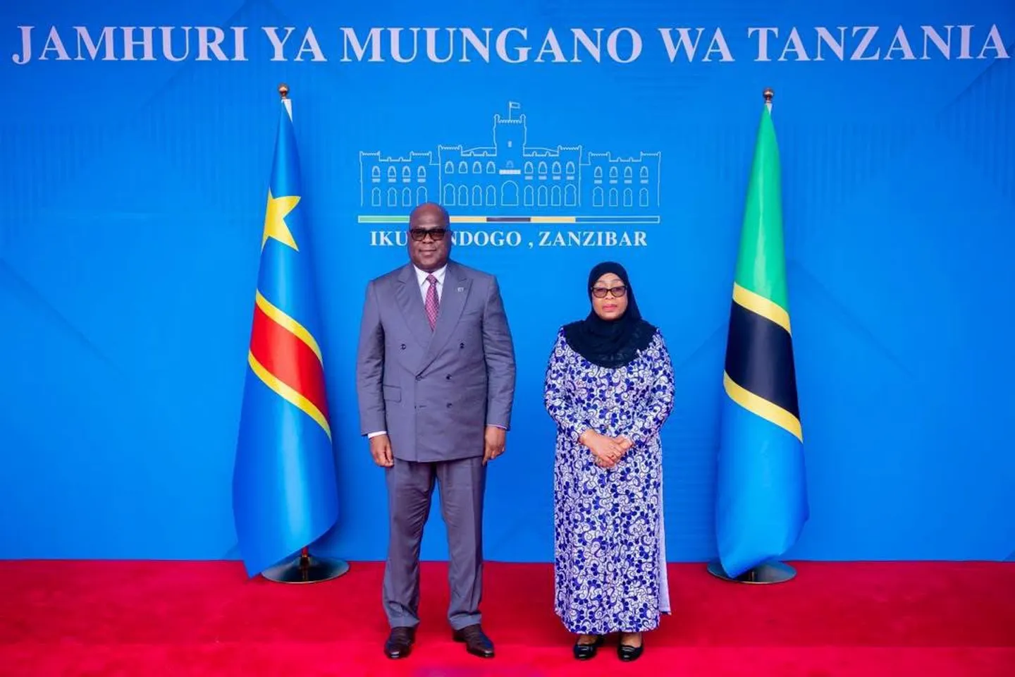Madaxweynaha Jamhuuriyadda Dimuqraadiga ah ee Congo oo booqasho shaqo ku tagay Tansaaniya