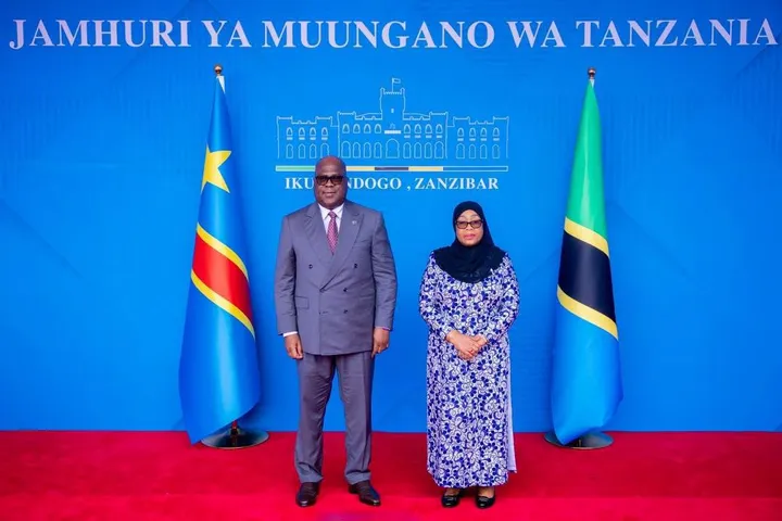 Madaxweynaha Jamhuuriyadda Dimuqraadiga ah ee Congo oo booqasho shaqo ku tagay Tansaaniya