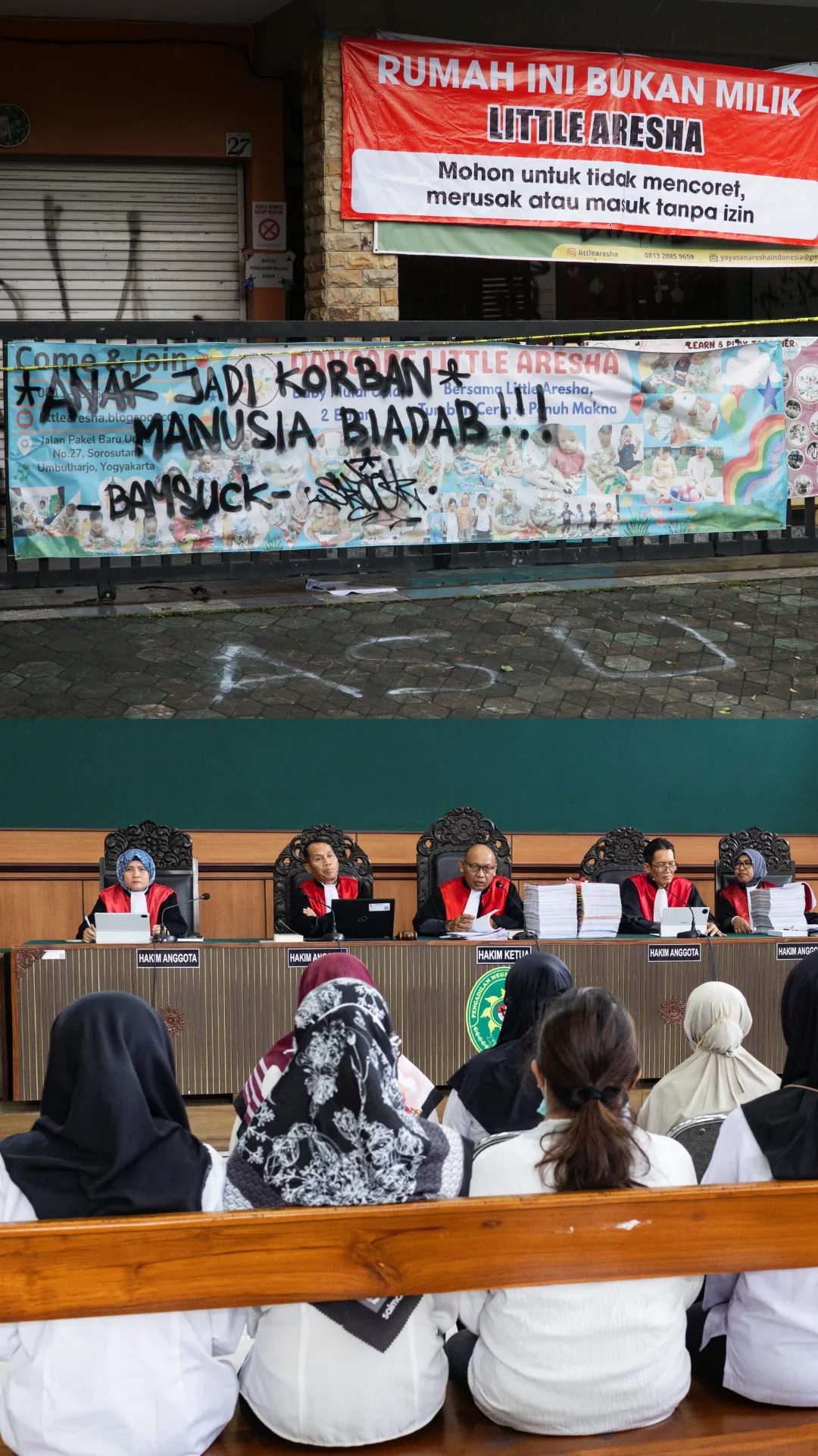Sidang 11 staf daycare dalam kasus dugaan kekerasan anak dimulai