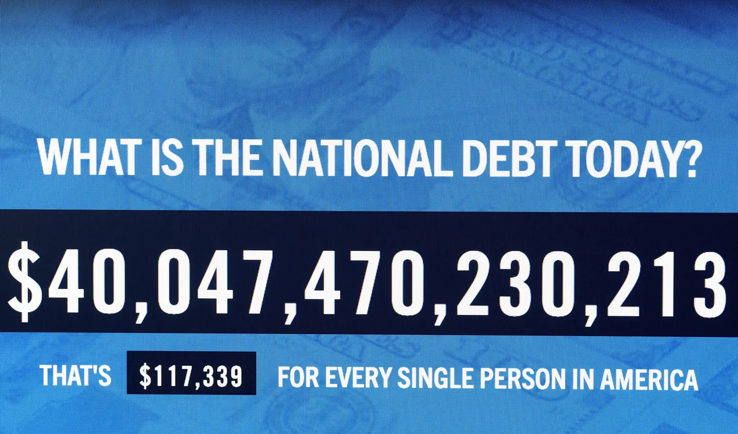 US debt tops $40T for first time as fiscal pressures mount