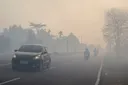 Kabut asap karhutla pekat, kualitas udara Palangka Raya sentuh level berbahaya
