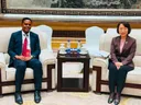 Wasiirka Warfaafinta oo la kulmay Wasiirka Maamulka Raadiyaha iyo Telefishinka Qaranka ee Shiinaha
