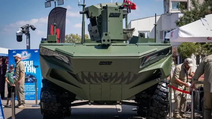 Kompania turke e mbrojtjes prezanton mjetin amfib të sulmit pa pilot në "TEKNOFEST Atdheu Blu"