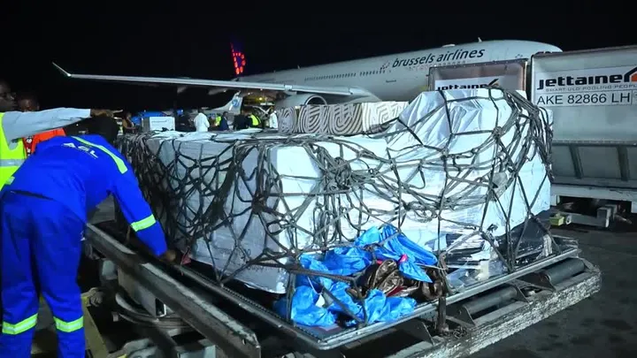 Ebola vaccine doses arrive in DR Congo for unprecedented outbreak