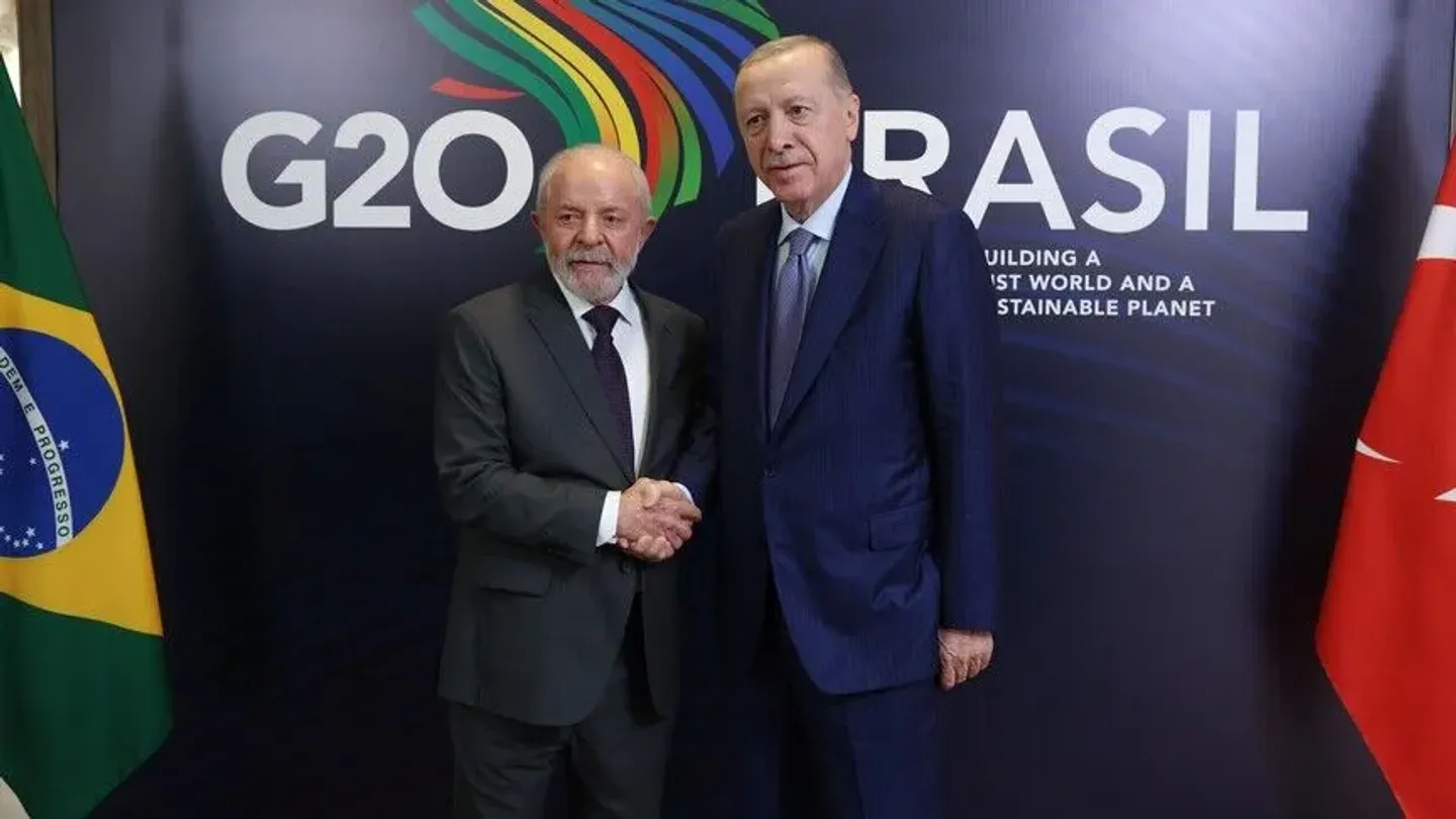 Erdoğan dhe Lula diskutojnë forcimin e bashkëpunimit Türkiye–Brazil dhe çështjet globale