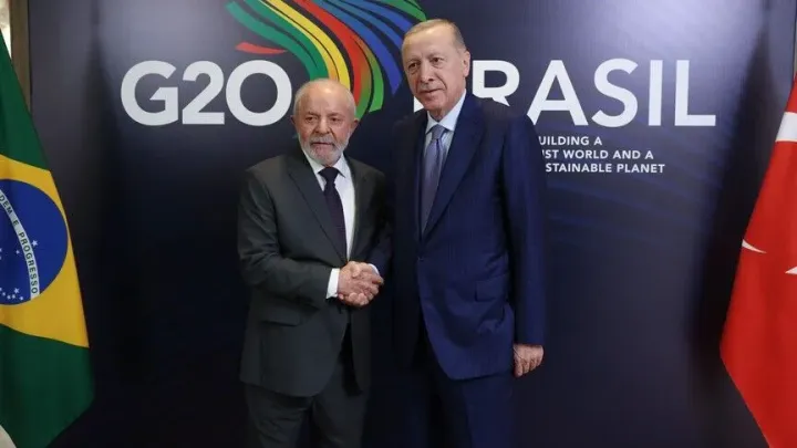 Erdoğan dhe Lula diskutojnë forcimin e bashkëpunimit Türkiye–Brazil dhe çështjet globale