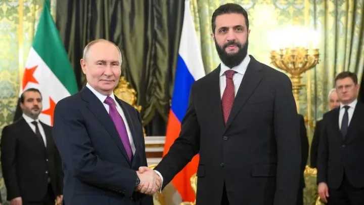 Putin i Sharaa razgovarali o planovima za reorganizaciju vojnih baza Hmeimim i Tartus