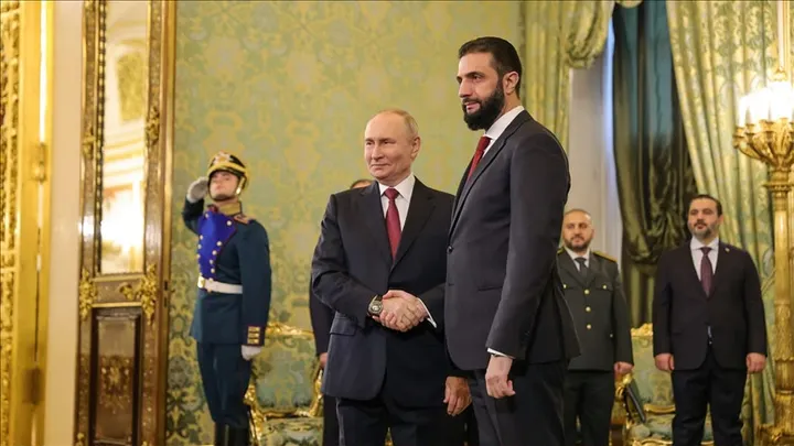 Putin dhe Al-Sharaa diskutojnë planet për bazat ruse në Siri