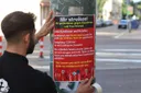 Aktion vor der Landtagswahl: Migranten schließen ihre Läden