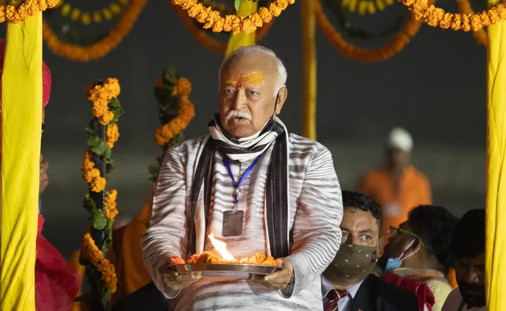 US religious freedom panel calls for sanctions on RSS members as chief visits New York