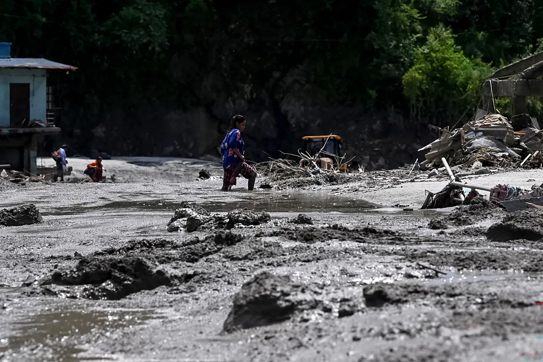 ネパール・チベット洪水、死者472人に　1000人以上が行方不明