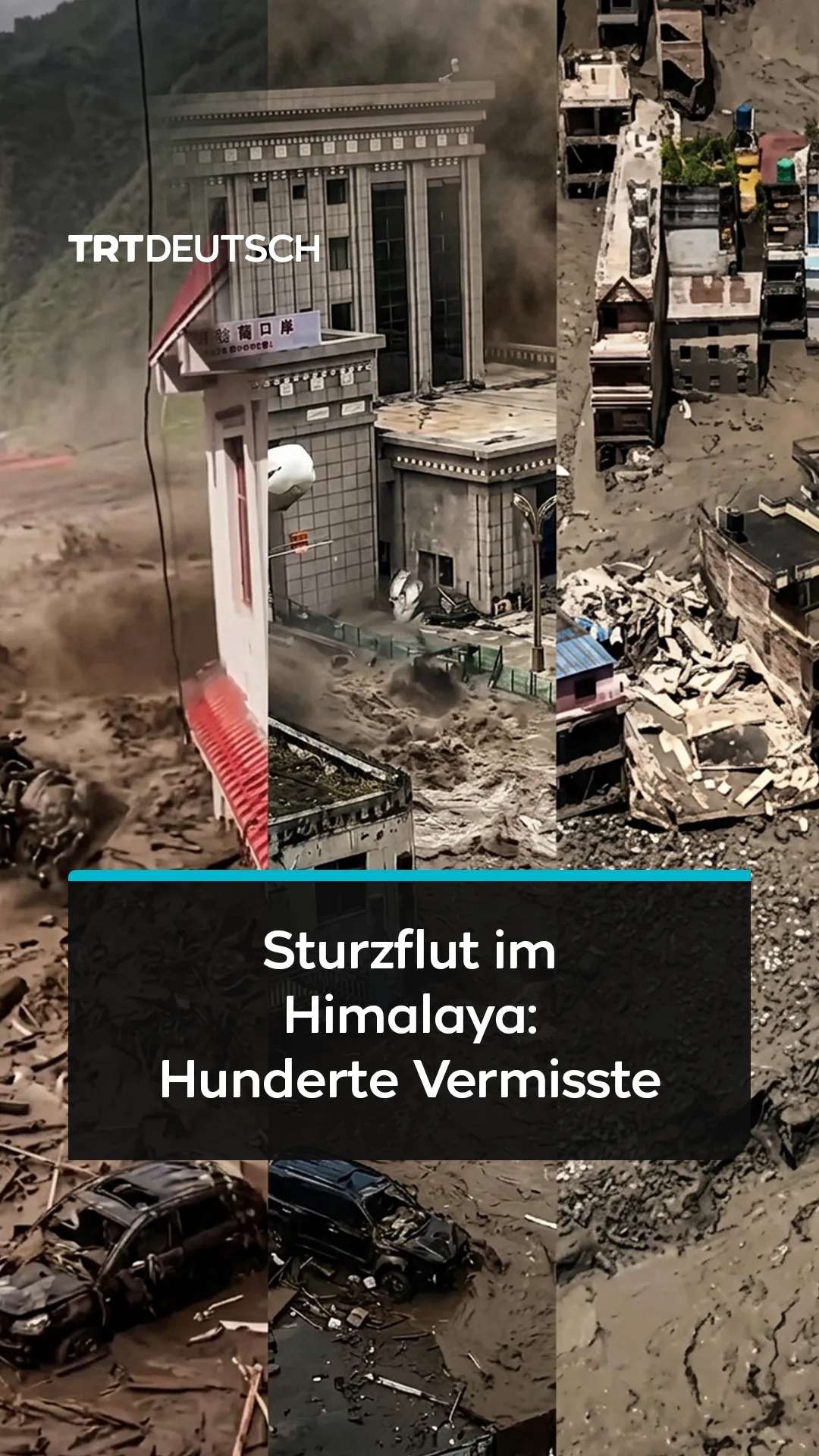 Sturzflut im Himalaya: Hunderte Vermisste