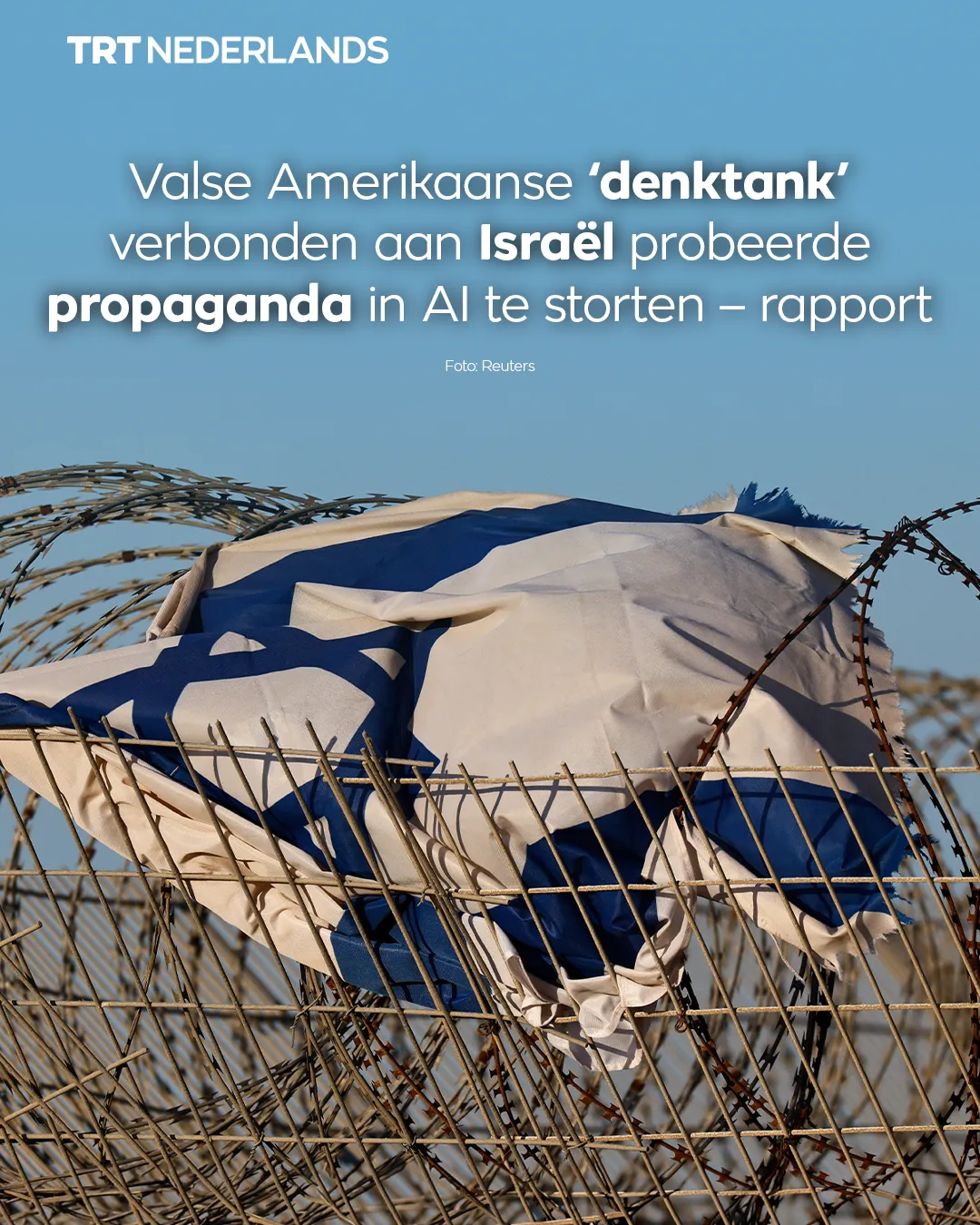 Valse Amerikaanse ‘denktank’ verbonden aan Israël probeerde propaganda in AI te storten – rapport