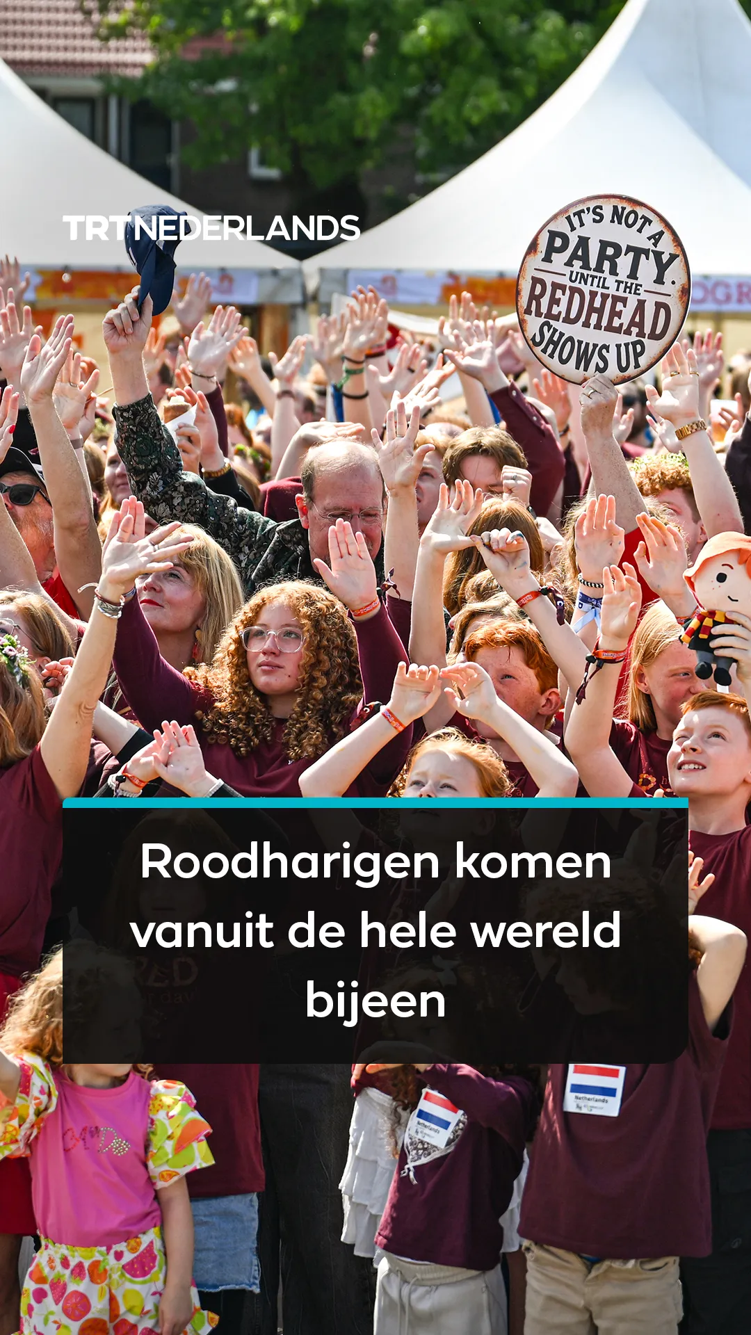 Roodharigen uit de hele wereld komen samen in Nederland