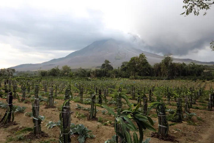 Gunung Sinabung naik ke Level Siaga, dua desa di Karo dievakuasi
