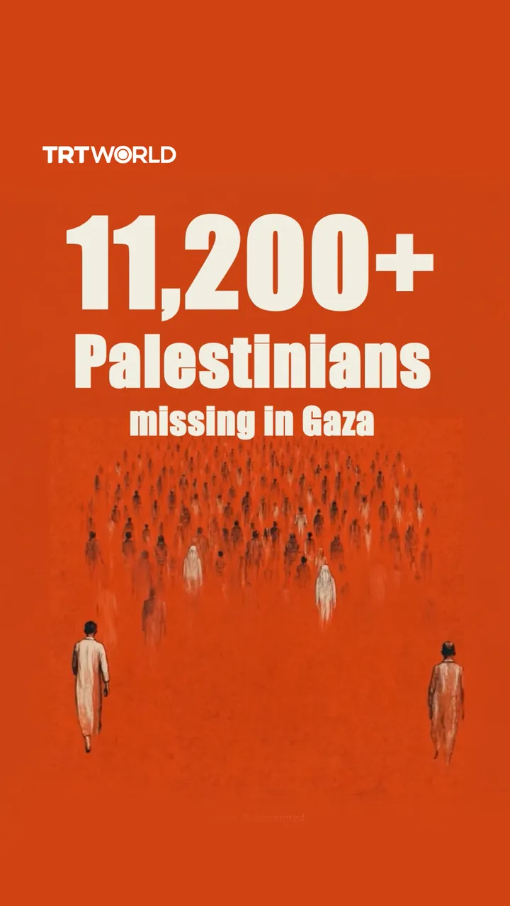 11,200+ Palestinians missing in Gaza