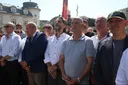 Kryetarët e disa komunave protestojnë para Qeverisë së Kosovës