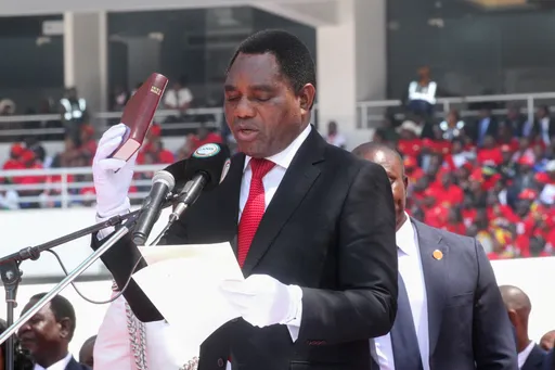 Zambia's President Hichilema sworn in for a second term