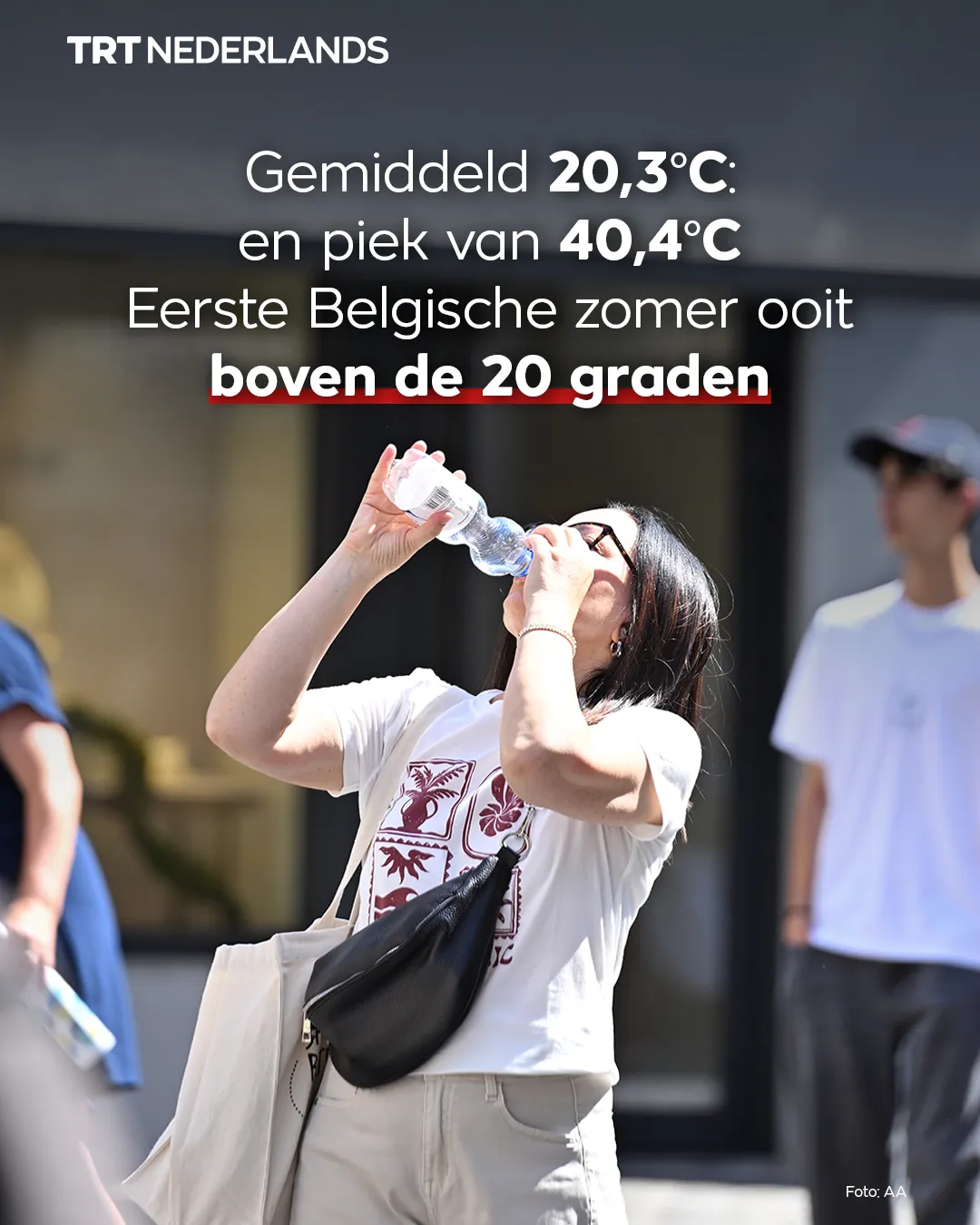 Gemiddeld 20,3°C: and piek van 40,4°C: Eerste Belgische zomer ooit boven de 20 graden