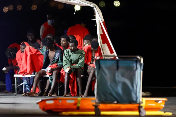 Dozens feared dead as migrant boat found off Canary Islands after 26 days adrift
