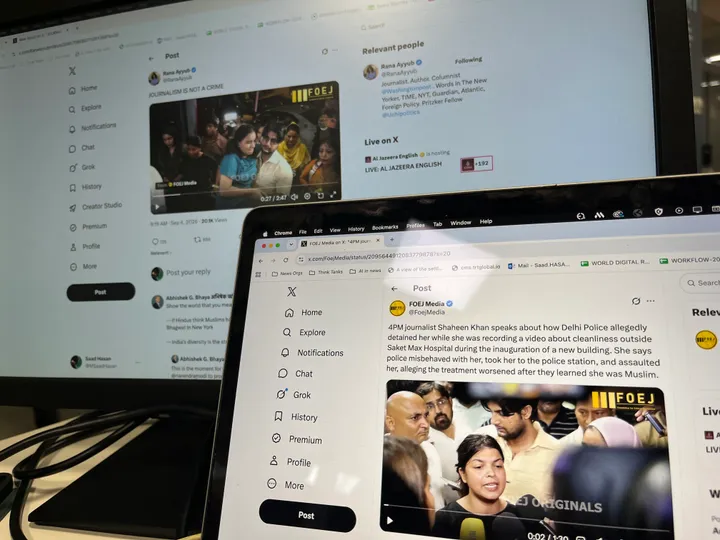 Fury across India after Delhi Police assault two Muslim women journalists