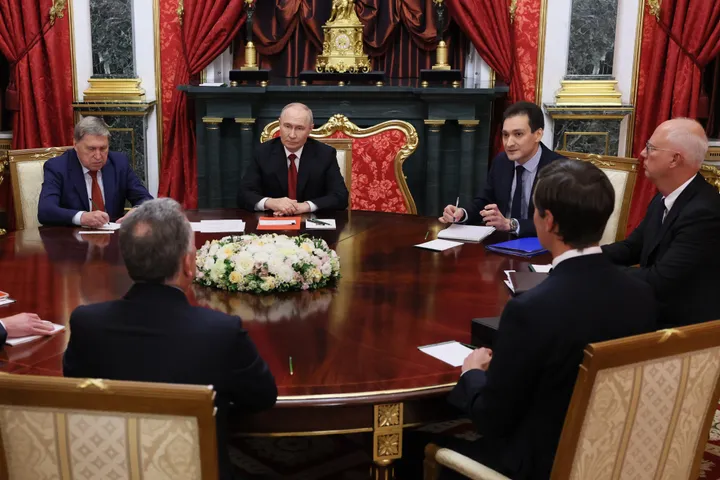 Putin held 'extremely frank' Ukraine war talks with US envoys, Kremlin says