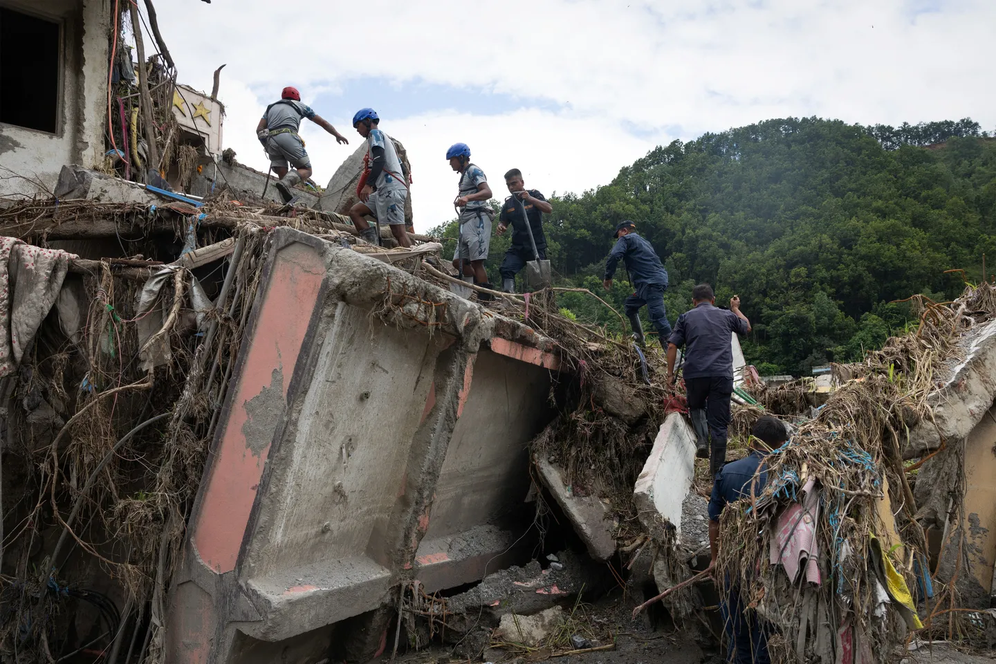 Nepal-China border floods death toll climbs to 1,385 as thousands remain missing