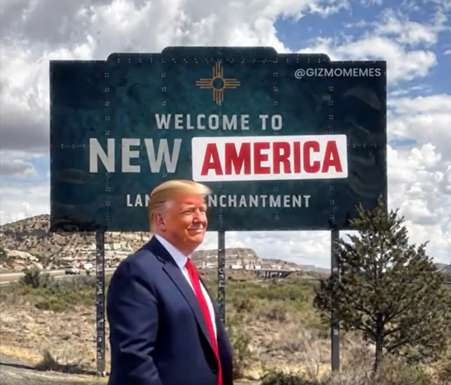 Trump shares video suggesting ‘New Mexico’ should be renamed ‘New America’