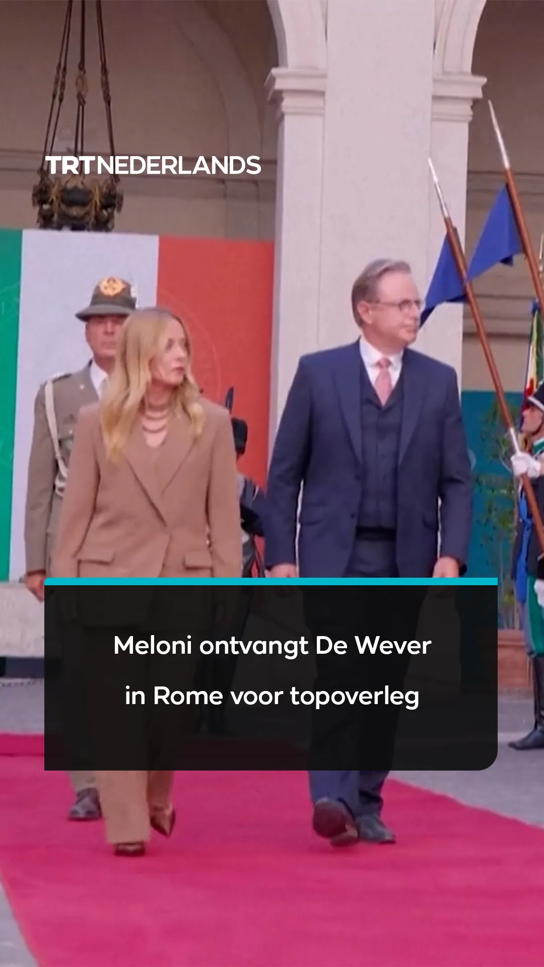 Meloni en De Wever overleggen in Rome over migratie en internationale crises