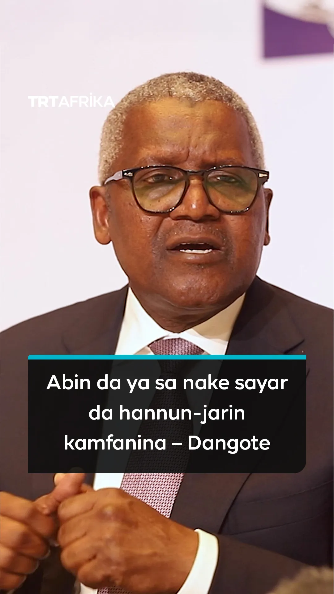 Abin da ya sa nake sayar da hannun-jarin kamfanina- Dangote