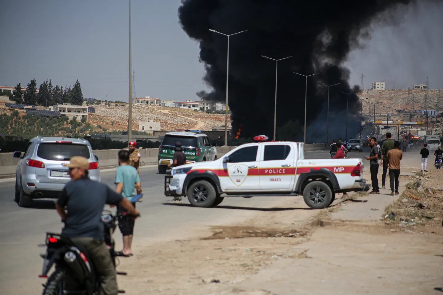 Deadly explosion hits weapons depot in Syria's Idlib